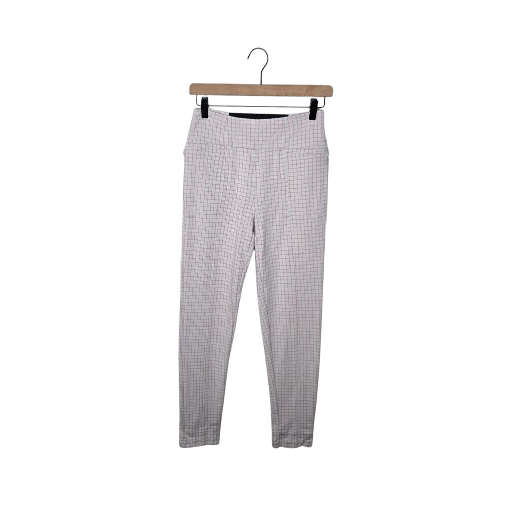 BETABRAND Power Down Pant Skinny Fit Square Print Size Small LONG